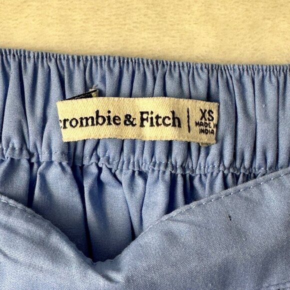 Abercrombie Womens Maxi Skirt Blue XS Gypsy Western Peasant Style Cottagecore - Picture 3 of 12